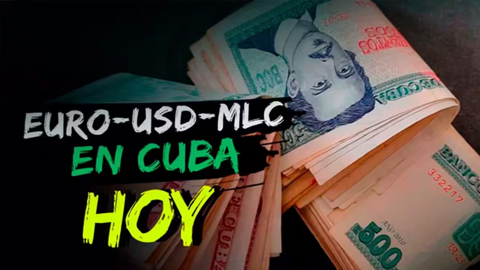 Precio dolar euro mlc cuba hoy