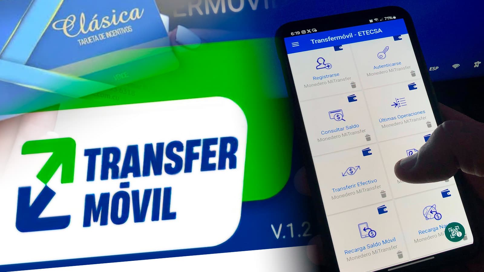 Transfermovil configuración tarjetas Cuba