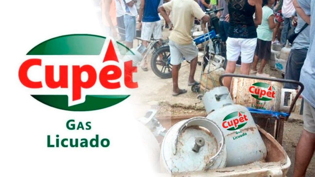 Venta de gas licuado en Cuba