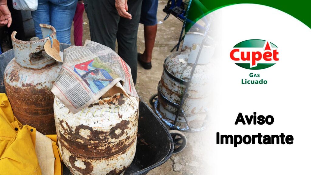 Venta gas licuado septiembre 2025 Cuba