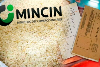 Mincin arroz donado China Cuba distribución